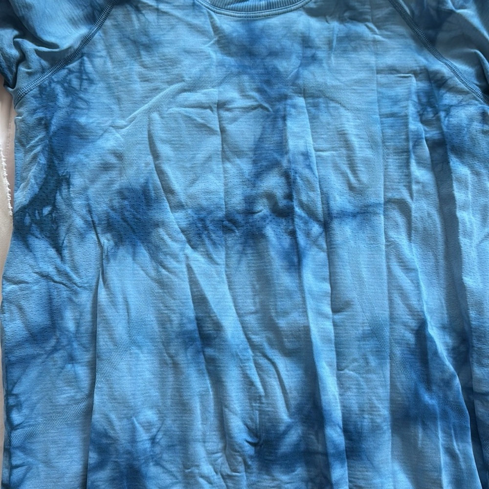 Blue Tie-Dye T-Shirt lululemon swiftly tech